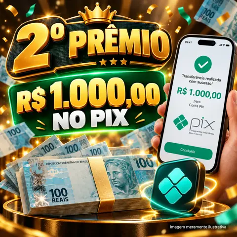 R$ 1.000 no Pix